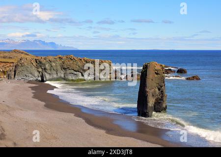 Geografie / Reise, Island, Küste nördlich von Hoefn, Austurland, Ost-Island, ADDITIONAL-RIGHTS-CLEARANCE-INFO-NOT-AVAILABLE Stockfoto