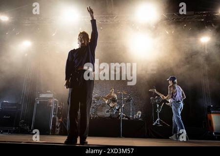 Drehkreuz im Concerto al Circolo Magnolia di Milano. Foto di Davide Merli Stockfoto