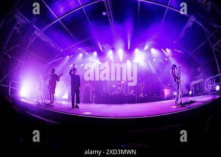 Drehkreuz im Concerto al Circolo Magnolia di Milano. Foto di Davide Merli Stockfoto