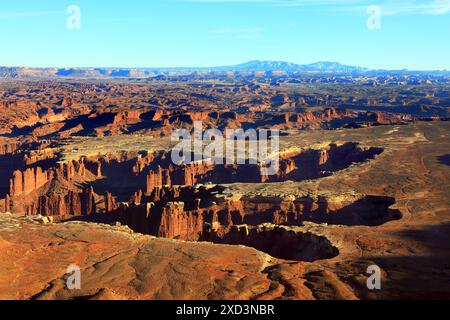 Geografie / Reise, USA, Utah, Moab, Grand View Point, Canyonlands Nationalpark, Moab, ADDITIONAL-RIGHTS-CLEARANCE-INFO-NOT-AVAILABLE Stockfoto