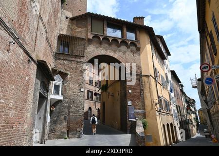 Eurore, Italien, Siena das historische Zentrum Teil 1 Stockfoto