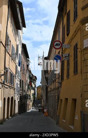 Eurore, Italien, Siena das historische Zentrum Teil 1 Stockfoto