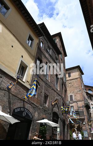 Eurore, Italien, Siena das historische Zentrum Teil 1 Stockfoto