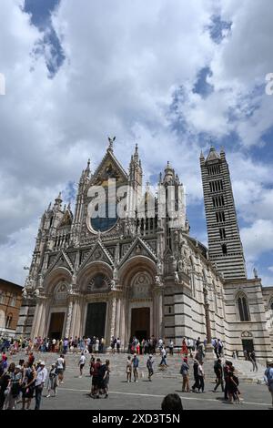 Eurore, Italien, Siena das historische Zentrum Teil 2 Stockfoto