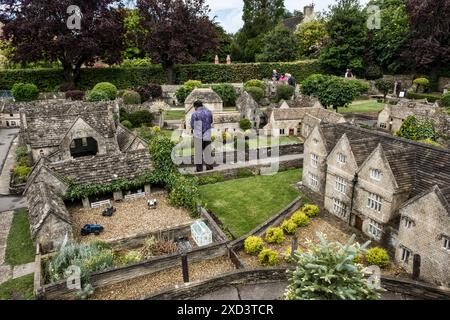 Das Model Village, Bourton on the Water, Großbritannien Stockfoto