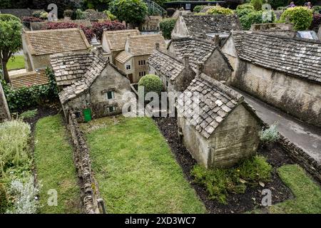 Das Model Village, Bourton on the Water, Großbritannien Stockfoto