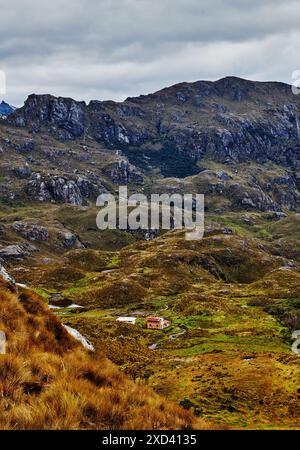 Landschaft des Cajas National Park, Ecuador, Südamerika Stockfoto