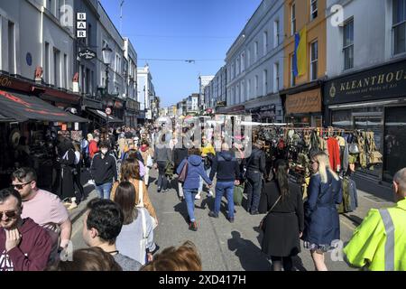 Geografie / Reisen, Großbritannien, England, London, Portobello Road Market, Notting Hill, London, ADDITIONAL-RIGHTS-CLEARANCE-INFO-NOT-AVAILABLE Stockfoto