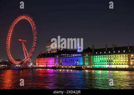 Geografie / Reise, Großbritannien, England, London, London Eye am letzten Tag, ADDITIONAL-RIGHTS-CLEARANCE-INFO-NOT-AVAILABLE Stockfoto