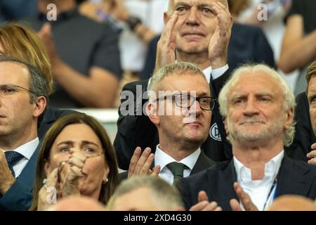 Alexander Wehrle, Rudi Voeller, Deutschland (GER) gegen Ungarn (HUN), Fussball Europameisterschaft, UEFA EURO 2024, Gruppe A, 2. Spieltag, 19.06.2024, Foto: Eibner-Pressefoto/Sascha Walther Stockfoto