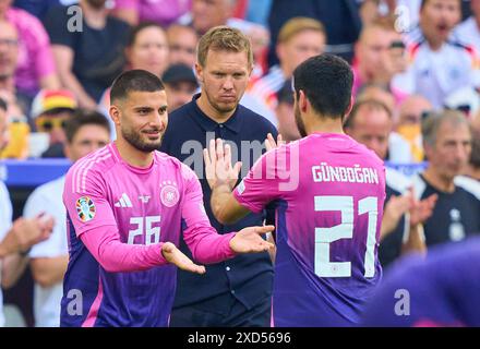 Deniz Undav, DFB 26 Ilkay Guendogan, DFB 21 im Gruppenspiel DEUTSCHLAND, Ungarn. , . Am 19. Juni 2024 in Stuttgart. Fotograf: ddp Images/STAR-Images Credit: ddp Media GmbH/Alamy Live News Stockfoto