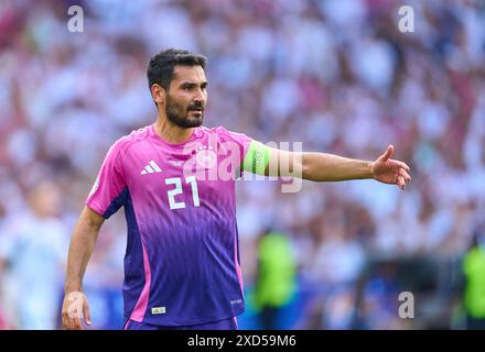 Ilkay Guendogan, DFB 21 im Gruppenspiel DEUTSCHLAND, Ungarn. , . Am 19. Juni 2024 in Stuttgart. Fotograf: ddp Images/STAR-Images Credit: ddp Media GmbH/Alamy Live News Stockfoto