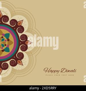 Glückliche diwali Karte Vektor Design Illustration Stock Vektor