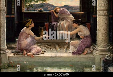 When the World Was Young von Sir Edward John Poynter im Jahr 1891 Stockfoto