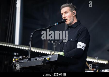 Robert Del Naja alias 3D eines massiven Angriffs in Norwegen im Juni 2024 Stockfoto