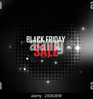 Glänzender schwarzer freitag-Verkaufshintergrund Stock Vektor