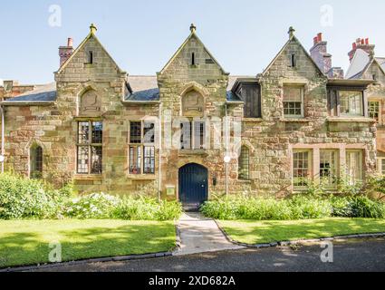 King's Scool, College Green, Worcester, in der Nähe der Kathedrale. Stockfoto