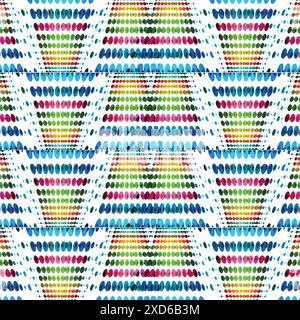 Bunte Punkte Muster Hintergrund Vektor Design Illustration Stock Vektor