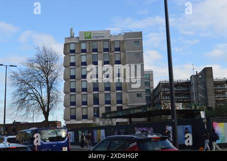 Holiday Inn Express in Bristol City Centre, England, Großbritannien. Februar 2024. Stockfoto