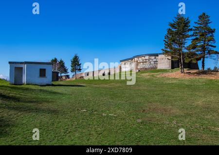 Gelände an der York Redoubt National Historic Site in Fergusons Cove, Nova Scotia, Kanada Stockfoto