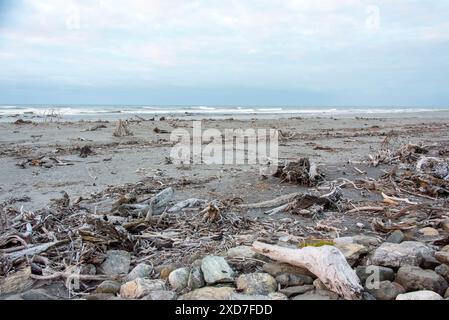 Hokitika Beach - Neuseeland Stockfoto