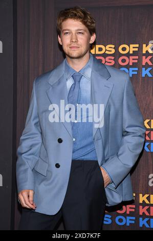 New York, USA. Juni 2024. Joe Alwyn nimmt an Searchlights New Yorker Premiere von „Types of Kindness“ auf der MOMA, New York, NY, 20. Juni 2024 Teil (Foto: Anthony Behar/SIPA USA) Credit: SIPA USA/Alamy Live News Stockfoto