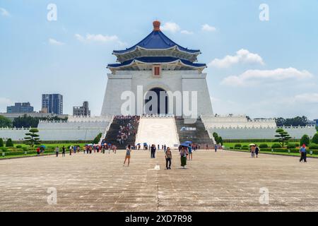 Taipeh, Taiwan - 23. April 2019: Die nationale Chiang Kai-shek Memorial Hall am Liberty Square. Stockfoto