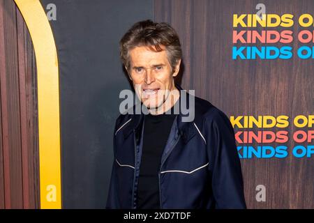 NEW YORK, NEW YORK – 20. JUNI: Willem Dafoe nimmt am 20. Juni 2024 im Museum of Modern Art in New York City an der New Yorker Premiere Teil. Stockfoto