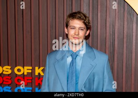 NEW YORK, NEW YORK – 20. JUNI: Joe Alwyn nimmt am 20. Juni 2024 im Museum of Modern Art in New York City an der New Yorker Premiere Teil. Stockfoto