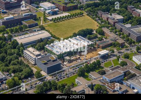 Luftbild, Technische Universität Dortmund Campus Nord, Technologiezentrum Dortmund Emil-Figge-Straße, Wissenschaftscampus und Technologiecampus, Autob Stockfoto