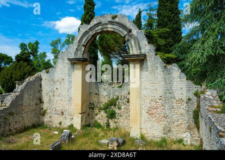 Vaison-la-Romaine. Archäologische Stätte von La Villasse. Vaucluse. Provence-Alpes-Côte d'Azur. Frankreich Stockfoto