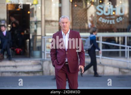 London, England, Großbritannien. Juni 2024. Der ehemalige Premier League-Star IAN RUSH trifft vor einer Anhörung der singapurischen Firma Irama ein, mit der er in Verbindung steht. (Kreditbild: © Tayfun Salci/ZUMA Press Wire) NUR REDAKTIONELLE VERWENDUNG! Nicht für kommerzielle ZWECKE! Stockfoto