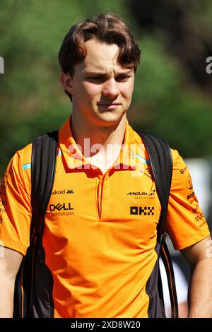 Barcelona, Spanien. Juni 2024. Oscar Piastri (aus) McLaren. Formel-1-Weltmeisterschaft, Rd 10, großer Preis von Spanien, Freitag, 21. Juni 2024. Barcelona, Spanien. Quelle: James Moy/Alamy Live News Stockfoto