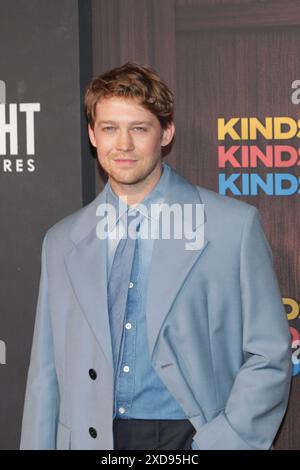 NY, USA. Juni 2024. MOMA, New York, USA, 20. Juni 2024: Joe Alwyn bei der Premiere der Art of Freundlichkeit am 20. Juni 2024 in New York City. Foto: Giada Papini Rampelotto/EuropaNewswire. Nur Redaktionelle Verwendung. Nicht für kommerzielle ZWECKE! (Kreditbild: © Luiz Rampelotto/ZUMA Press Wire) NUR REDAKTIONELLE VERWENDUNG! Nicht für kommerzielle ZWECKE! Stockfoto