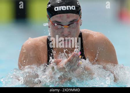 Roma, Italien. Juni 2024. Während des 60. Trofeo Settecolli im Foro Italico in Rom, Italien Freitag, 21. Juni 2024. Sport - Schwimmen. (Foto: Gian Mattia D'Alberto/LaPresse) Credit: LaPresse/Alamy Live News Stockfoto