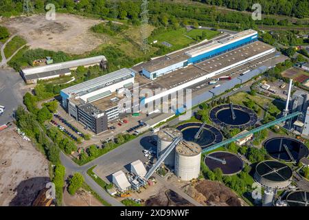 Luftbild, Funke Zeitungsdruckereien Verlag, Boele, Hagen, Ruhrgebiet, Nordrhein-Westfalen, Deutschland, Funke Zeitungsdruckereien Verlag, Stockfoto