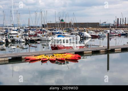 Osprey Quay Marina, Portland, Dorset, Großbritannien 2024 Stockfoto