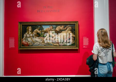 Venus und Mars, Sandro Botticelli, Fitzwilliam Museum, Cambridge, England, Großbritannien Stockfoto