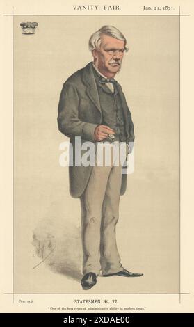 EITELKEIT FAIR SPIONAGE CARTOON Sir John Lawrence 'eine der besten Arten von…' 1871 Stockfoto