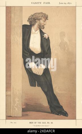 EITELKEIT FAIR SPIONAGE CARTOON Frederick Leighton 'Ein Opfer für die Gnaden' 1872 Stockfoto