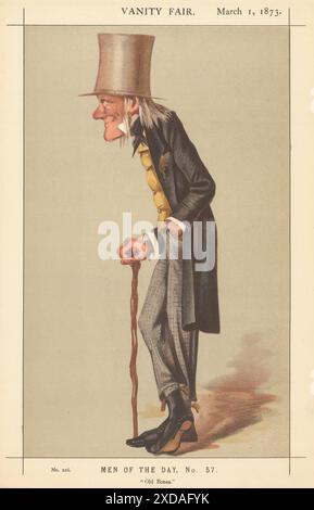 EITELKEIT FAIR SPION CARTOON Professor Richard Owen 'Old Bones' Biologe 1873 Stockfoto