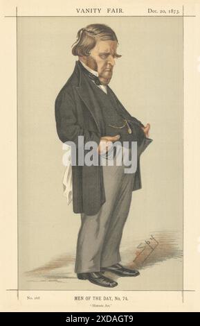 EITELKEIT FAIR SPIONAGE CARTOON Edward Matthew ward RA 'Historic Art' Künstler 1873 Stockfoto