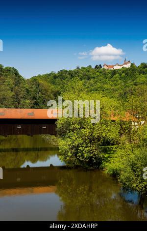 Schloss Langenburg, Langenburg, auf der Jagst, bei Schwäbischer Halle, Baden-Württemberg, Deutschland Stockfoto