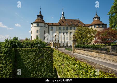 Schloss Langenburg, Langenburg, auf der Jagst, bei Schwäbischer Halle, Baden-Württemberg, Deutschland Stockfoto