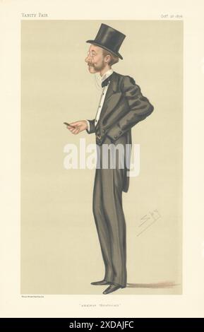 VISCOUNT Newry, „Amateur-Theatralikums“, IST EIN „EITELITY FAIR-SPIONAGE-CARTOON Kilmorey 1876 Stockfoto