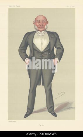 EITELKEIT FAIR SPIONAGE CARTOON Vizeadmiral Sir Reginald John Macdonald 'Rim' 1880 Stockfoto