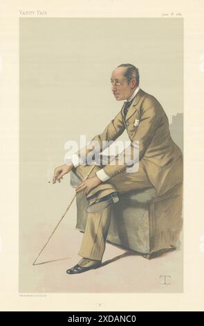 EITELITY FAIR SPION CARTOON George Spencer-Churchill, Marquis of Blandford 'B' 1881 Stockfoto