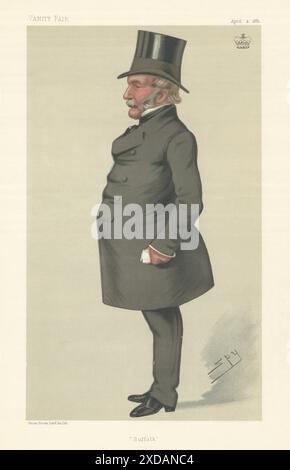EITELITY FAIR SPION CARTOON Robert Adair, Lord Waveney 'Suffolk' Cambridge MP 1881 Stockfoto