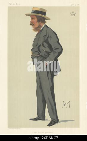 TRICKFILM William Alleyne Cecil, ein echter englischer Gentleman 1881 Stockfoto