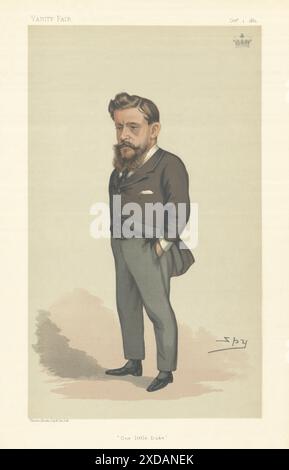 EITELITY FAIR SPION CARTOON Henry Fitzalan-Howard, „Our Little Duke“ of Norfolk 1881 Stockfoto